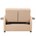 Pull Out Sofa Sleeper 3 in 1 with 2 Wing Table