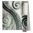 Rhodes Collection Abstract Swirl Area Rug