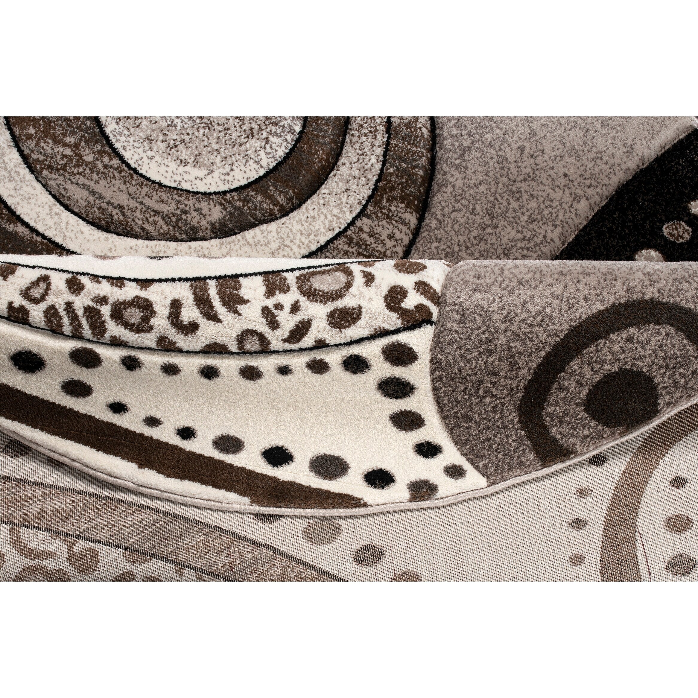 Rhodes Collection Abstract Swirl Area Rug