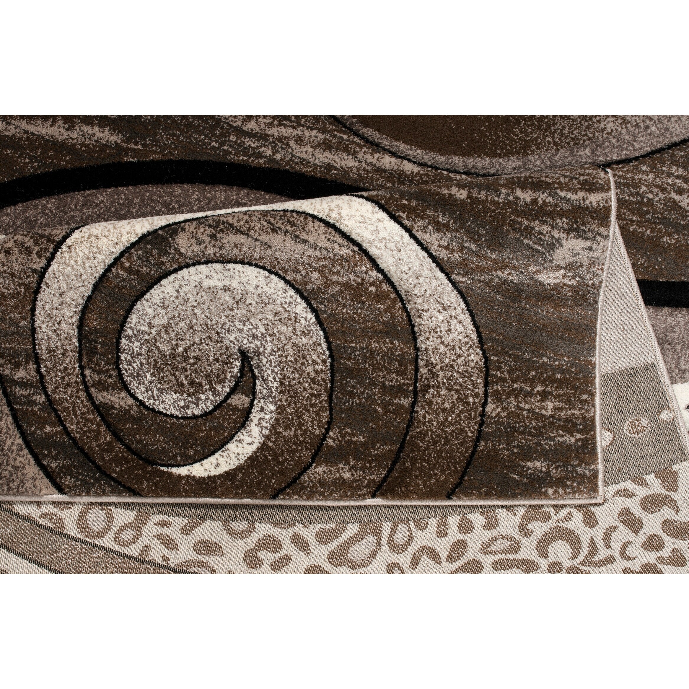 Rhodes Collection Abstract Swirl Area Rug