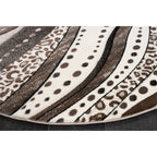 Rhodes Collection Abstract Swirl Area Rug