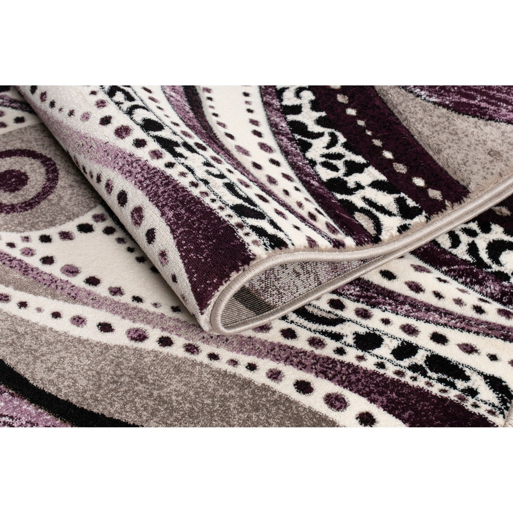 Rhodes Collection Abstract Swirl Area Rug