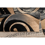 Rhodes Collection Abstract Swirl Area Rug