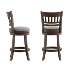 Rovinj Lattice Back 24H Swivel Counter Height Stool