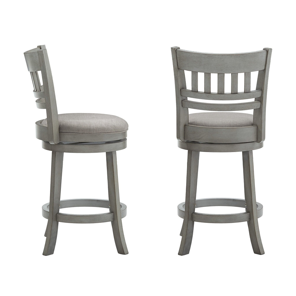 Rovinj Lattice Back 24H Swivel Counter Height Stool