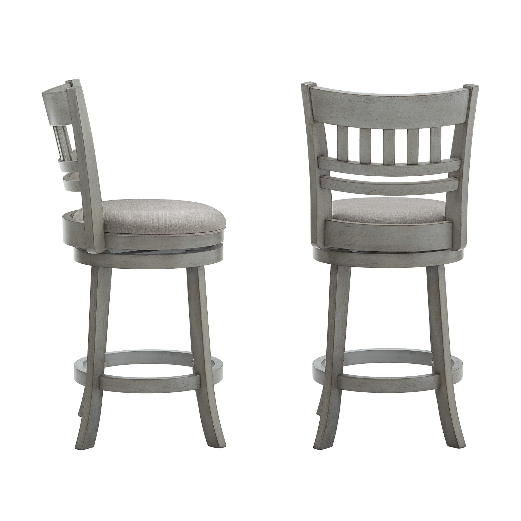 Rovinj Lattice Back 24H Swivel Counter Height Stool