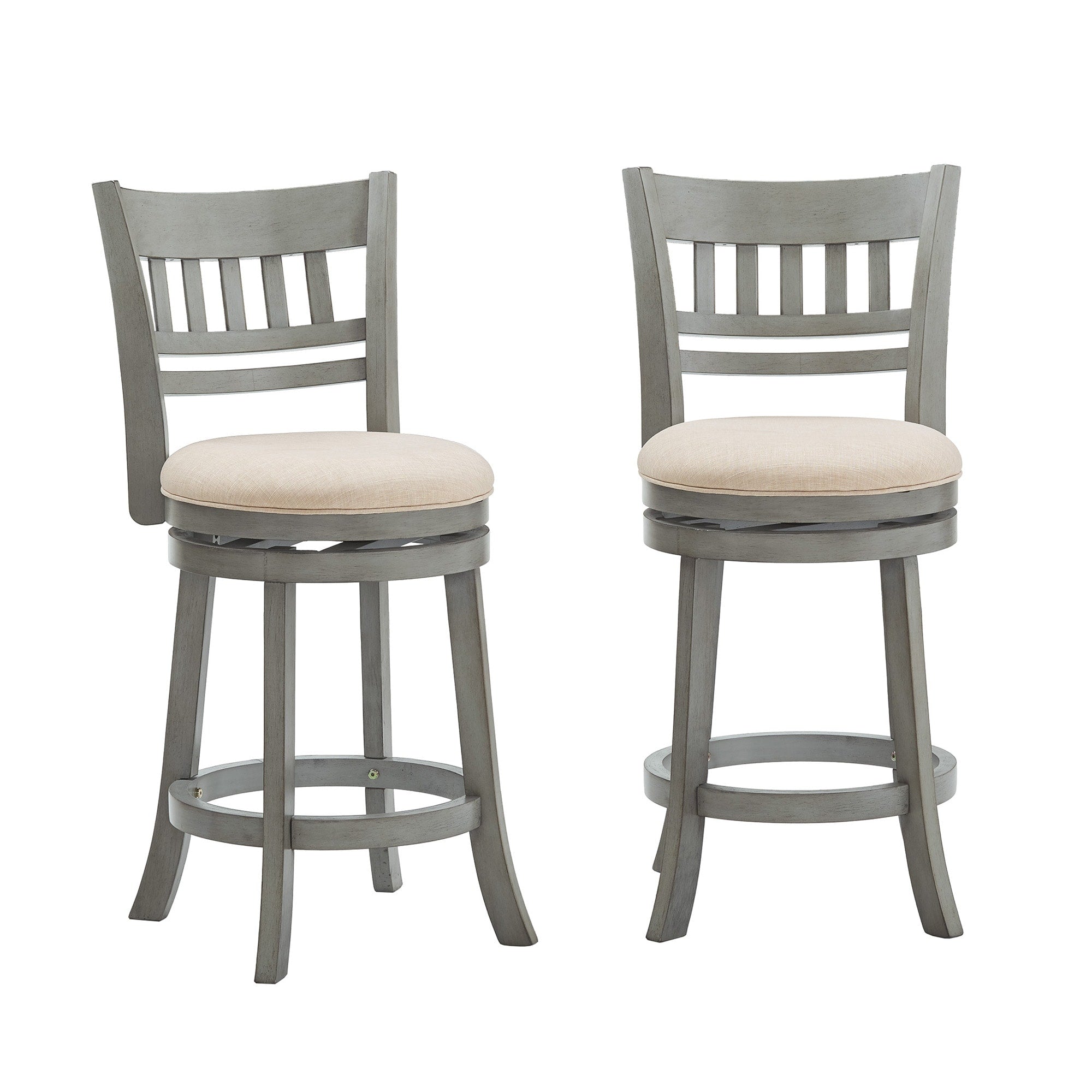 Rovinj Lattice Back 24H Swivel Counter Height Stool