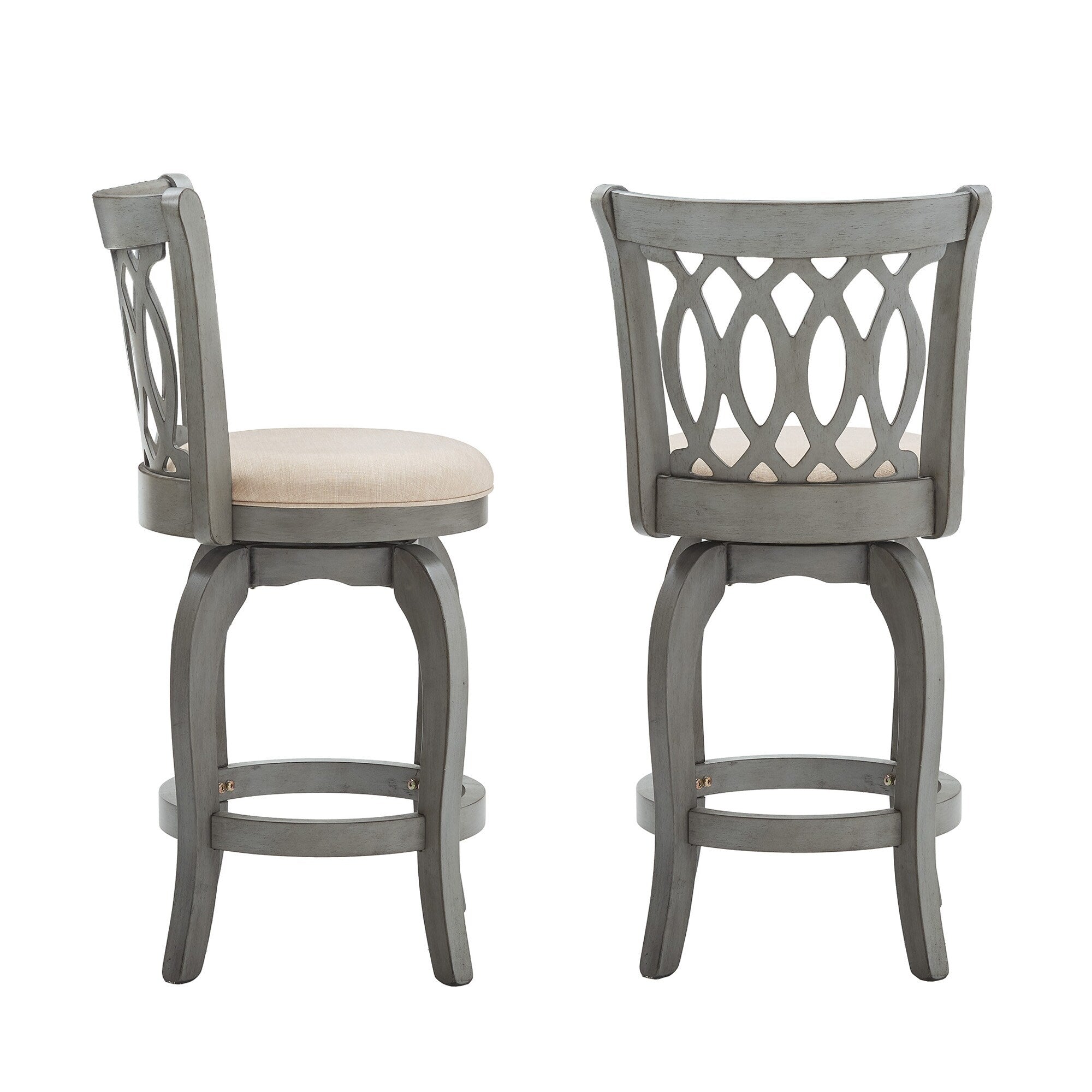 Rovinj Scroll Back Swivel Counter Stool