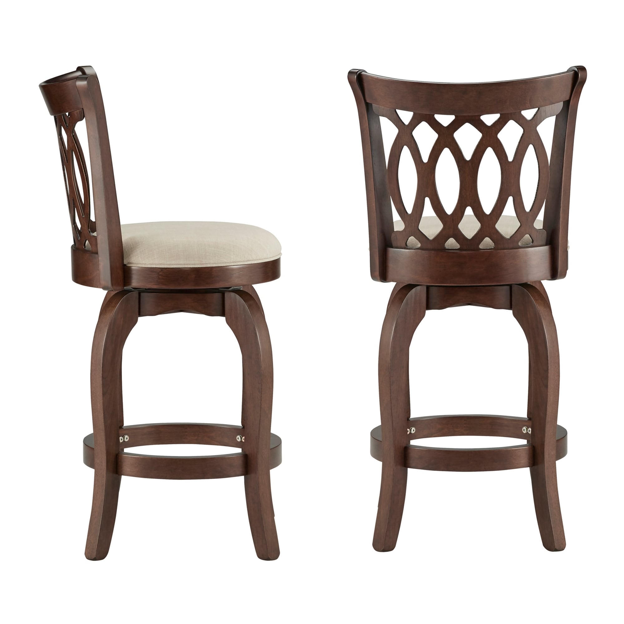 Rovinj Scroll Back Swivel Counter Stool