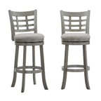 Rovinj Upholstered Back Swivel Bar Stool - Barstool