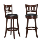 Rovinj Upholstered Back Swivel Bar Stool - Barstool