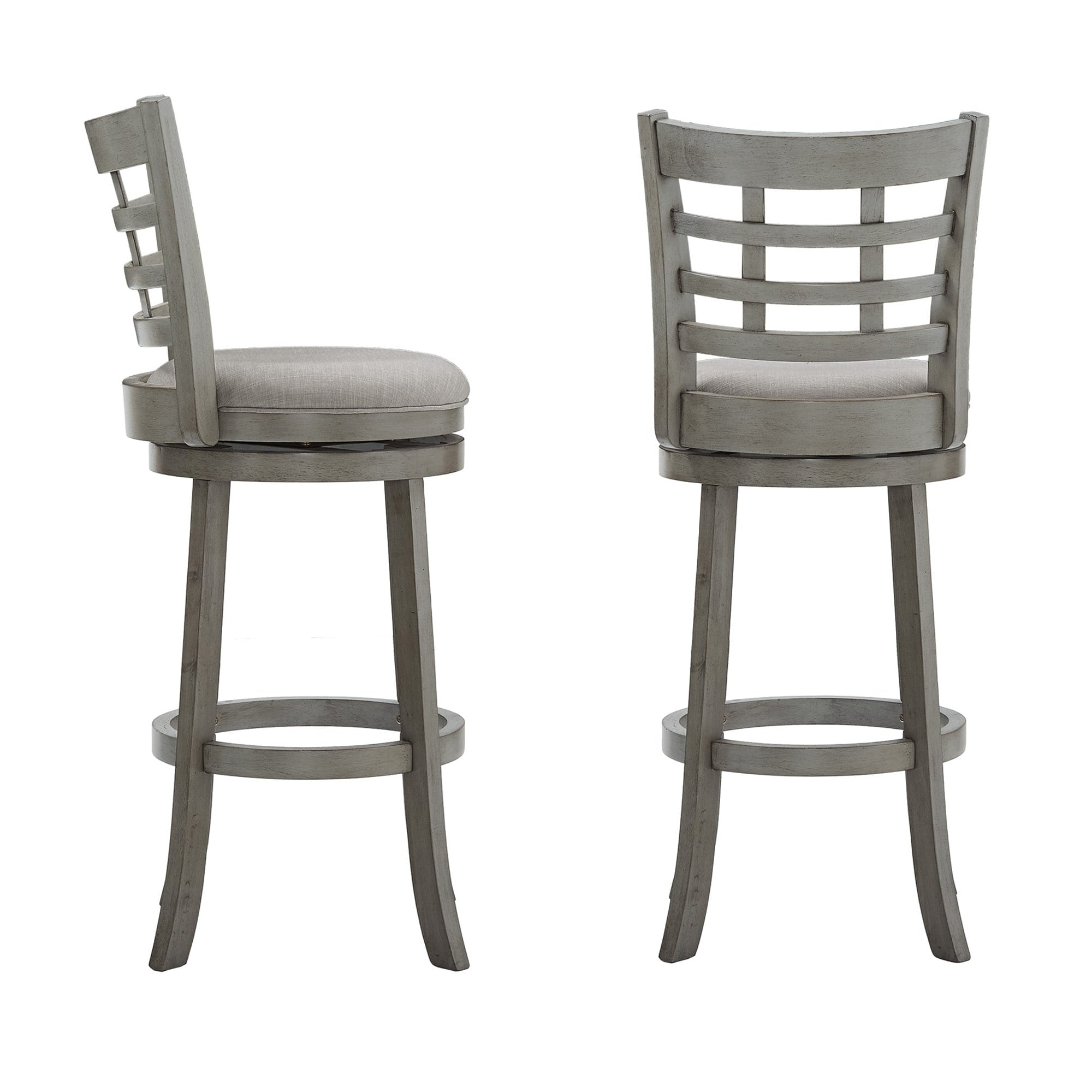 Rovinj Upholstered Back Swivel Bar Stool - Barstool
