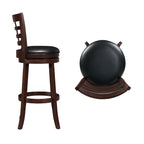 Rovinj Upholstered Back Swivel Bar Stool - Barstool