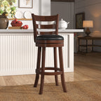 Rovinj Upholstered Back Swivel Bar Stool - Barstool