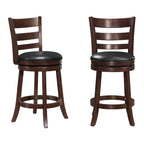 Rovinj Upholstered Back Swivel Counter Stool