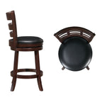 Rovinj Upholstered Back Swivel Counter Stool