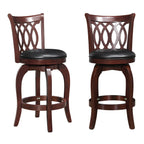 Rovinj Upholstered Back Swivel Counter Stool