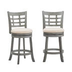 Rovinj Upholstered Back Swivel Counter Stool