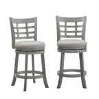 Rovinj Upholstered Back Swivel Counter Stool