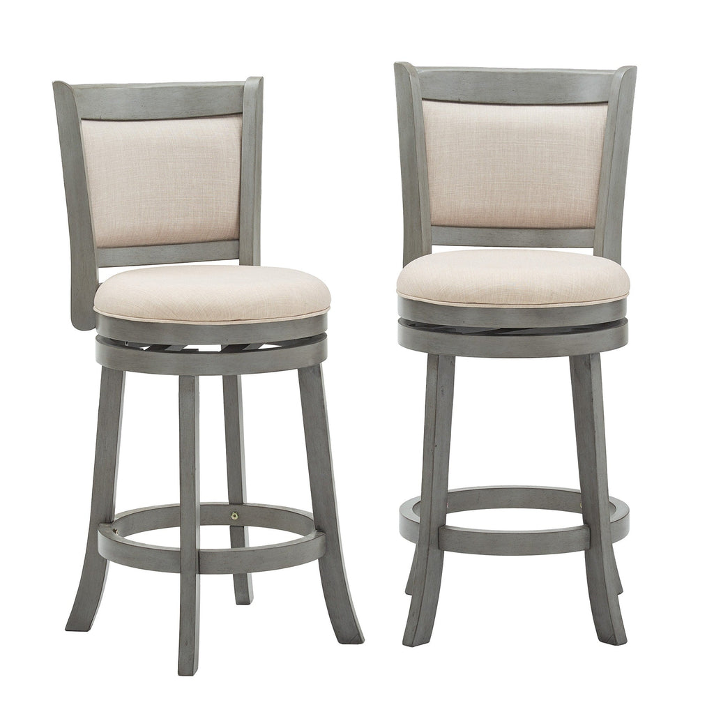 Rovinj Upholstered Back Swivel Stool