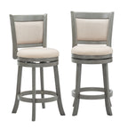 Rovinj Upholstered Back Swivel Stool