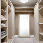 Rustic Full-Length Floor Mirror - 66 x 32 Rectangular Wood Frame Full Body Mirror for Living room, Bedroom