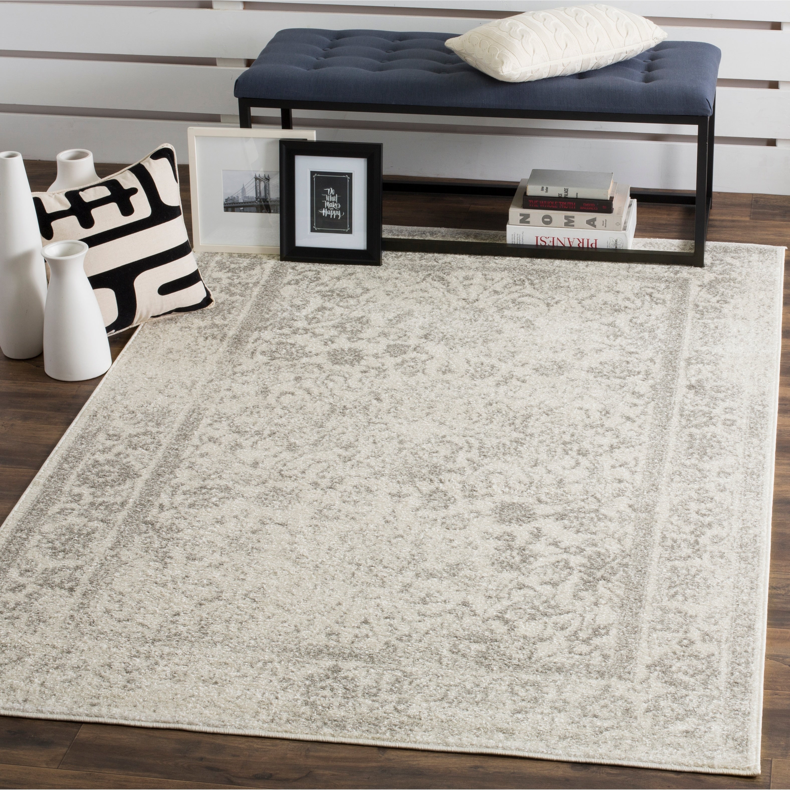 SAFAVIEH Adirondack Riin Rustic Shabby Chic Distressed Rug.