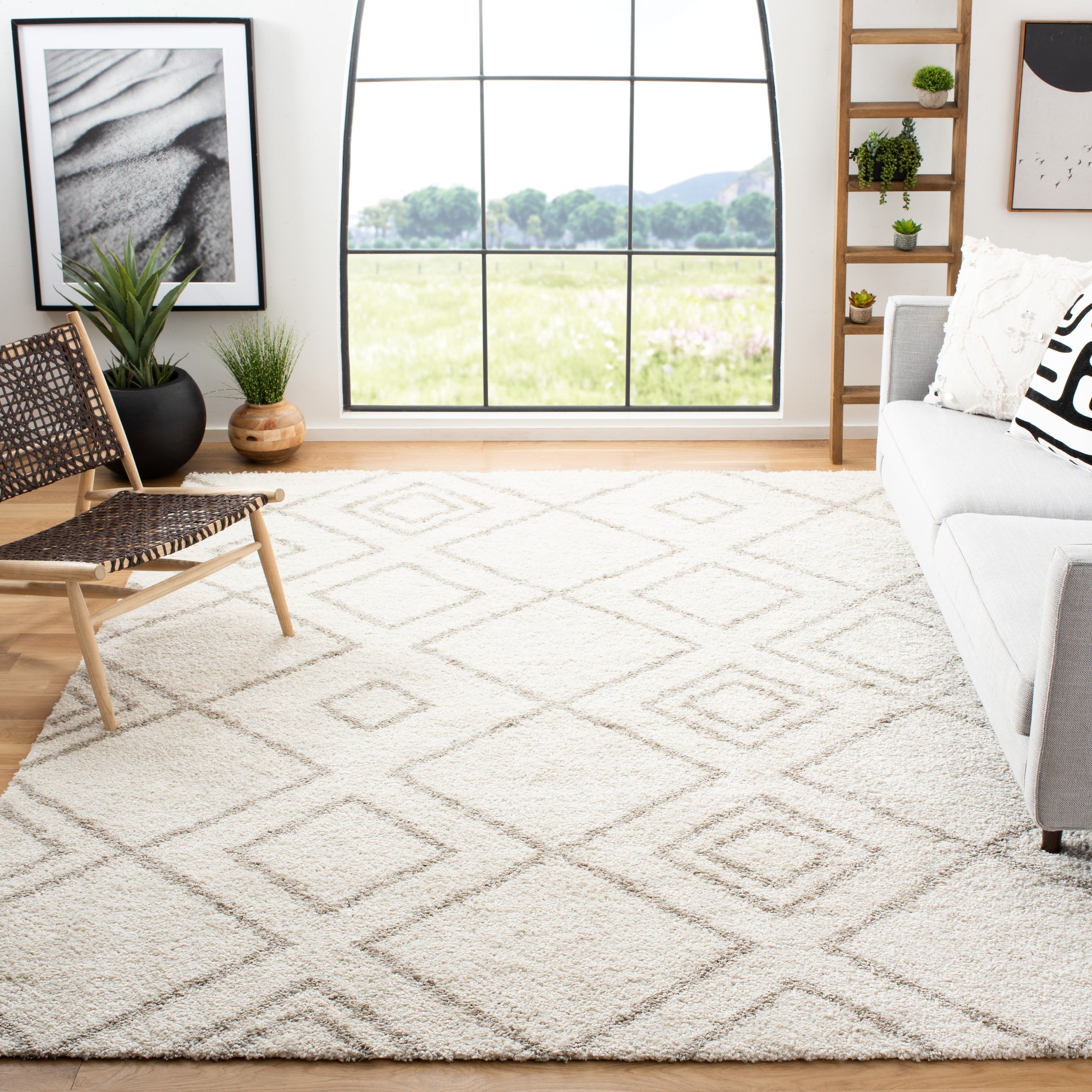 SAFAVIEH Arizona Shag Eyvor 1.2-inch Thick Rug