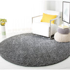 SAFAVIEH August Wilhelma Shag Solid 1.2-inch Thick Area Rug