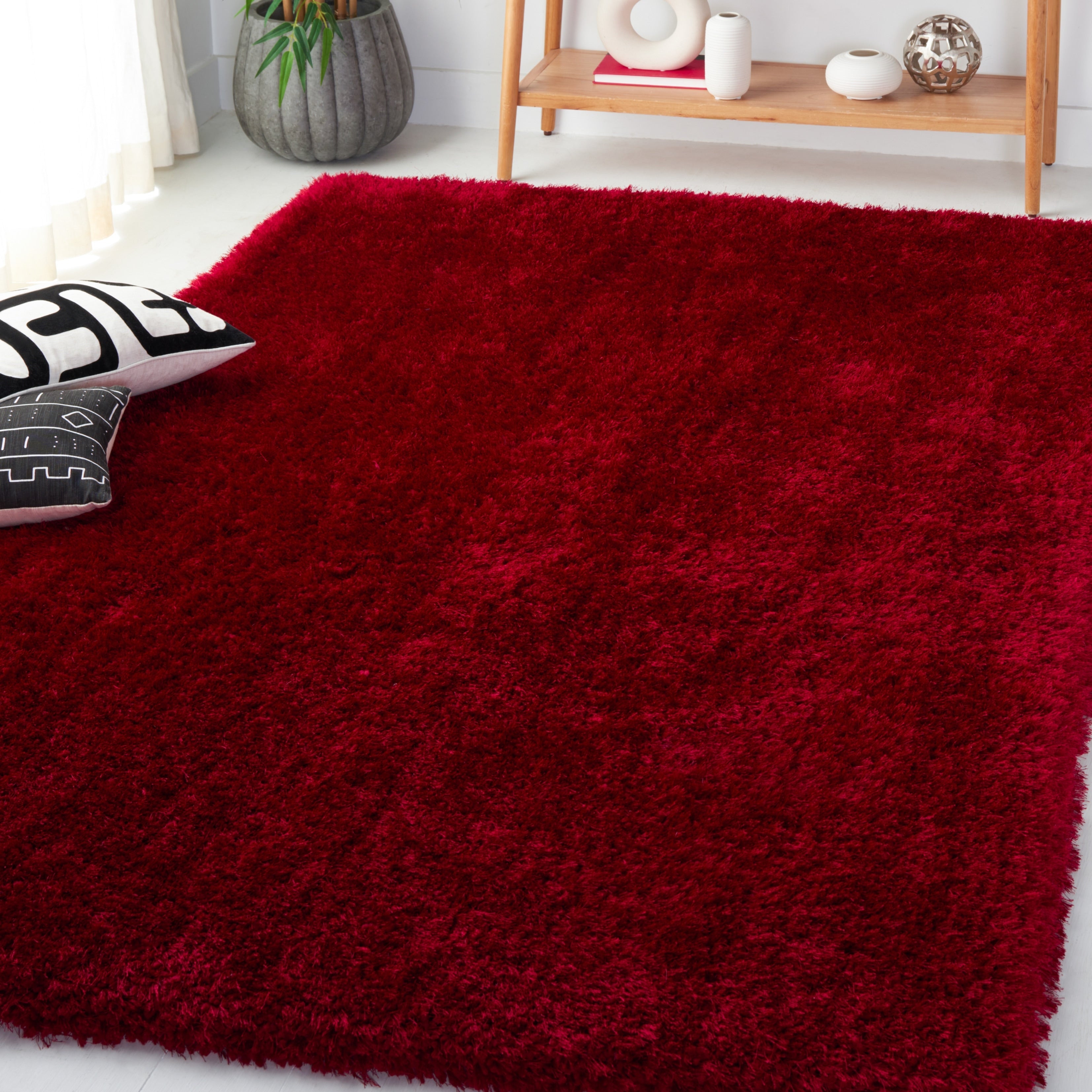 SAFAVIEH Bahija Rudina Luxe Shaggy 3 inch-thick Area Rug