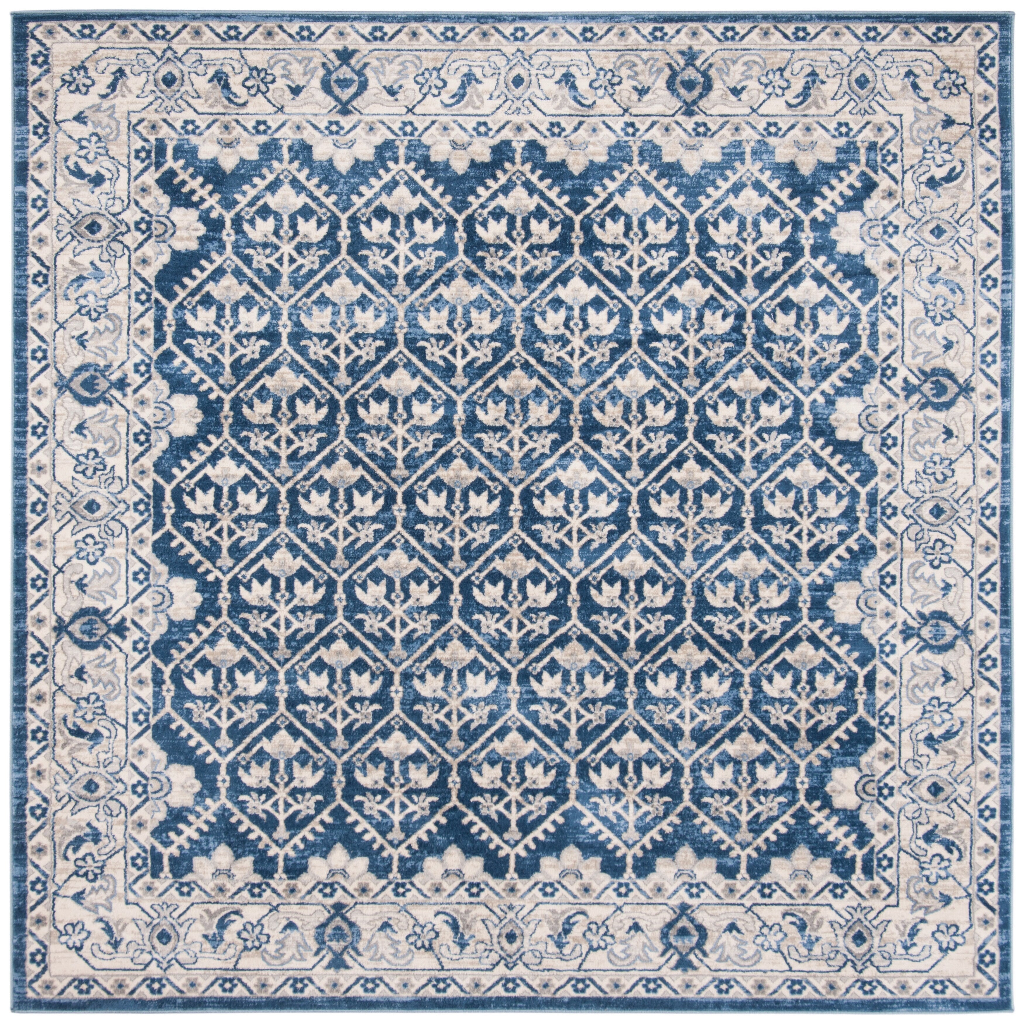 SAFAVIEH Brentwood Paunica Oriental Damask Trellis Rug