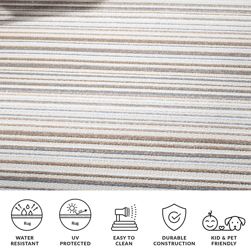 SAFAVIEH Cabana Gafia Indoor/ Outdoor Waterproof Patio Stripe Rug