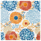 SAFAVIEH Cabana Hillechien Indoor/ Outdoor Waterproof Patio Floral Rug