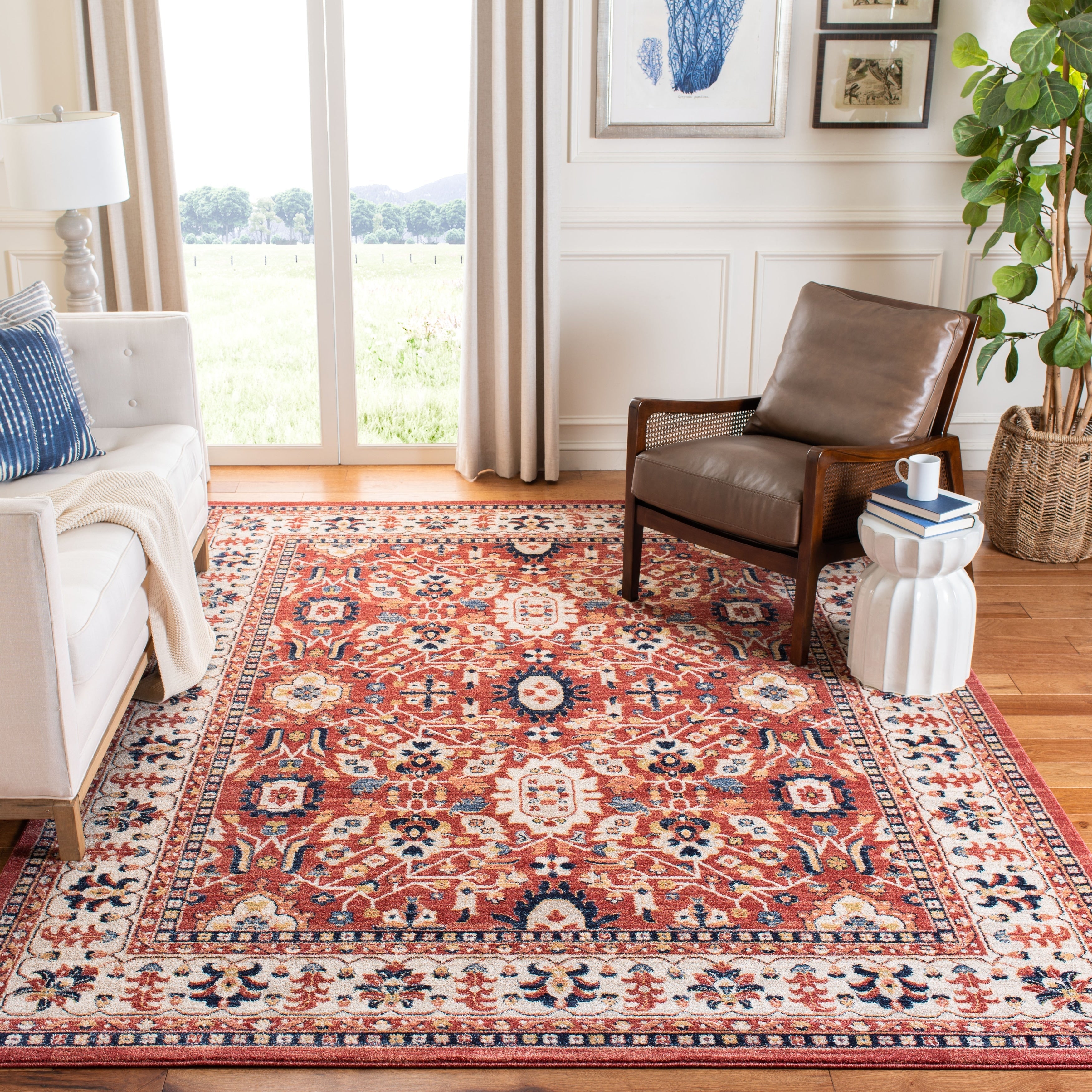 SAFAVIEH Charleston Svantje Vintage Boho Oriental Rug