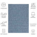 SAFAVIEH Courtyard Begajeta Indoor/Outdoor Waterproof Patio Backyard Rug.