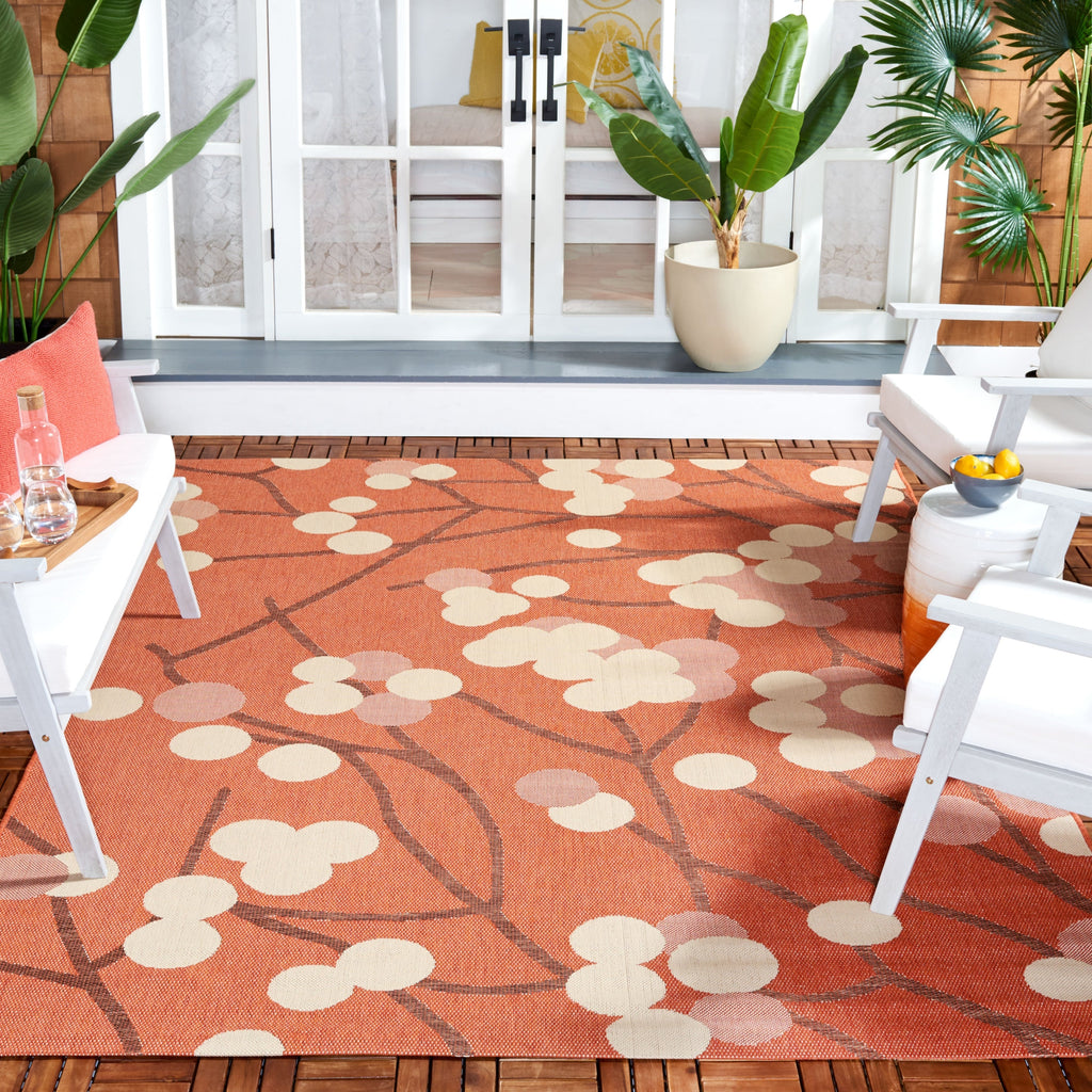 SAFAVIEH Courtyard Delois Indoor/ Outdoor Waterproof Patio Backyard Rug
