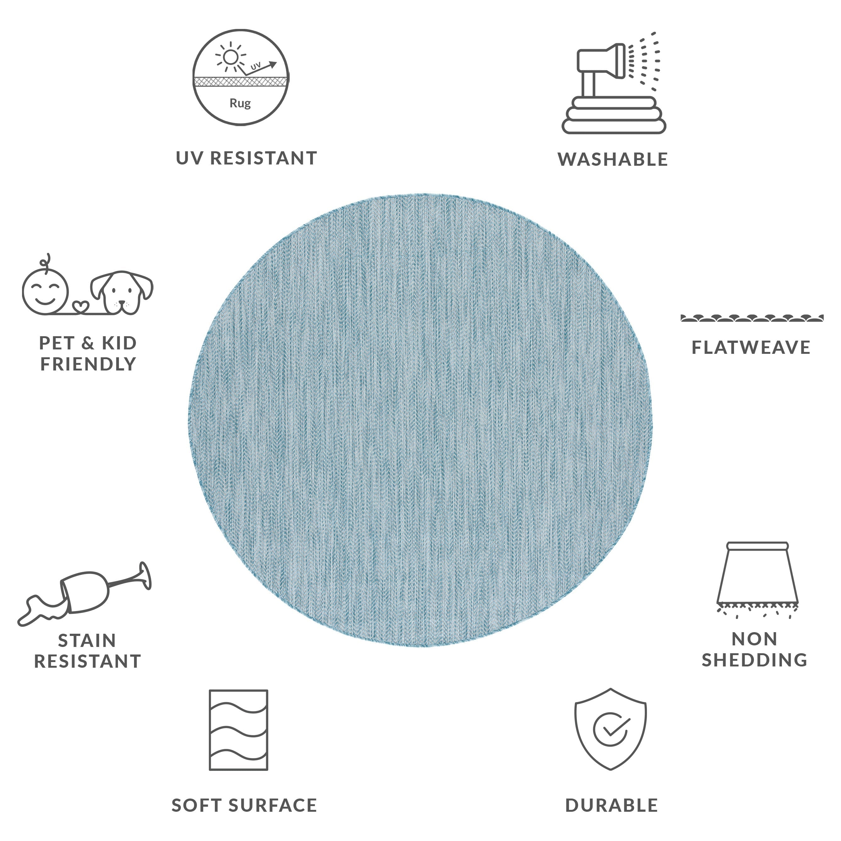 SAFAVIEH Courtyard Ilmur Indoor/ Outdoor Waterproof Patio Backyard Rug