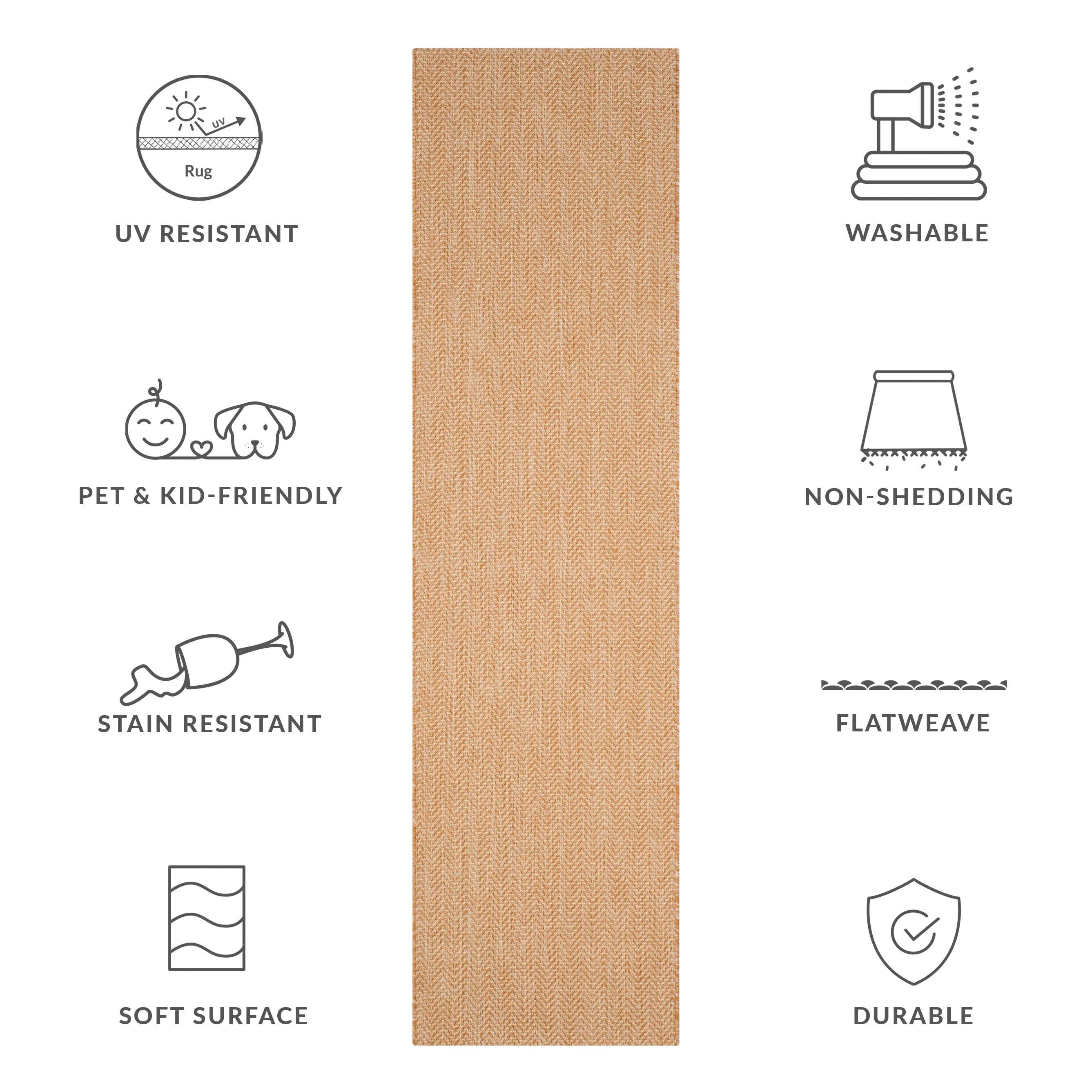 SAFAVIEH Courtyard Ilmur Indoor/ Outdoor Waterproof Patio Backyard Rug