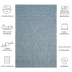 SAFAVIEH Courtyard Ilmur Indoor/ Outdoor Waterproof Patio Backyard Rug