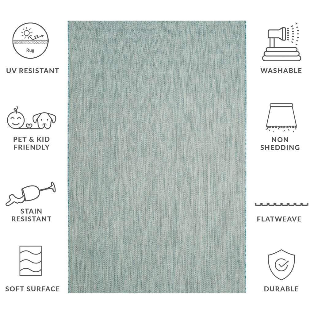 SAFAVIEH Courtyard Ilmur Indoor/ Outdoor Waterproof Patio Backyard Rug