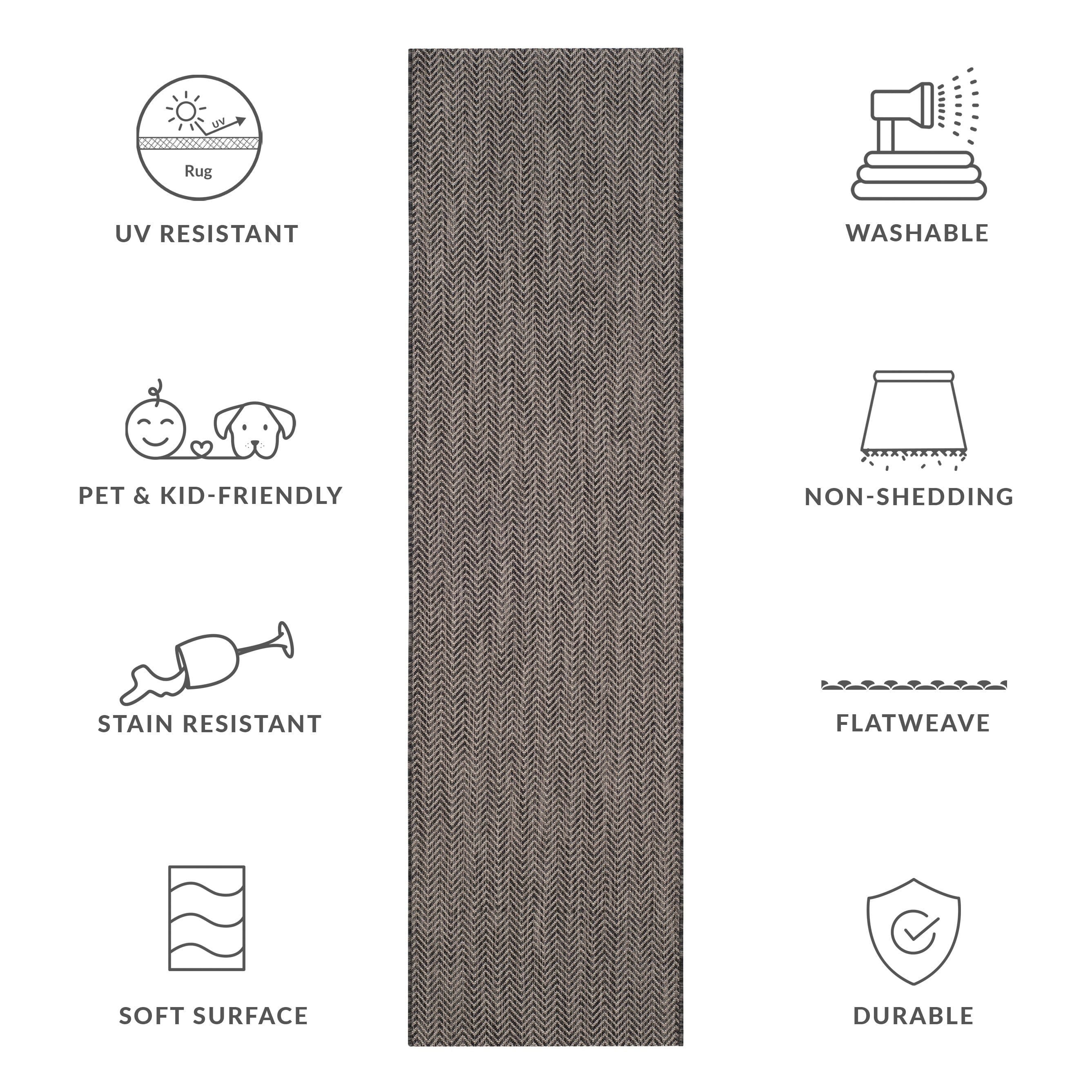 SAFAVIEH Courtyard Ilmur Indoor/ Outdoor Waterproof Patio Backyard Rug