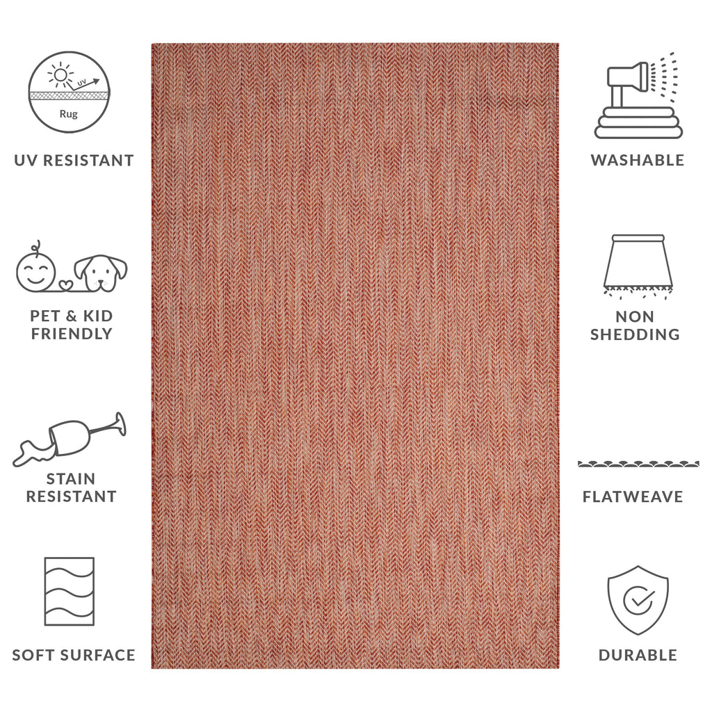 SAFAVIEH Courtyard Ilmur Indoor/ Outdoor Waterproof Patio Backyard Rug