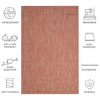 SAFAVIEH Courtyard Ilmur Indoor/ Outdoor Waterproof Patio Backyard Rug