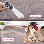 SAFAVIEH Courtyard Ilmur Indoor/ Outdoor Waterproof Patio Backyard Rug