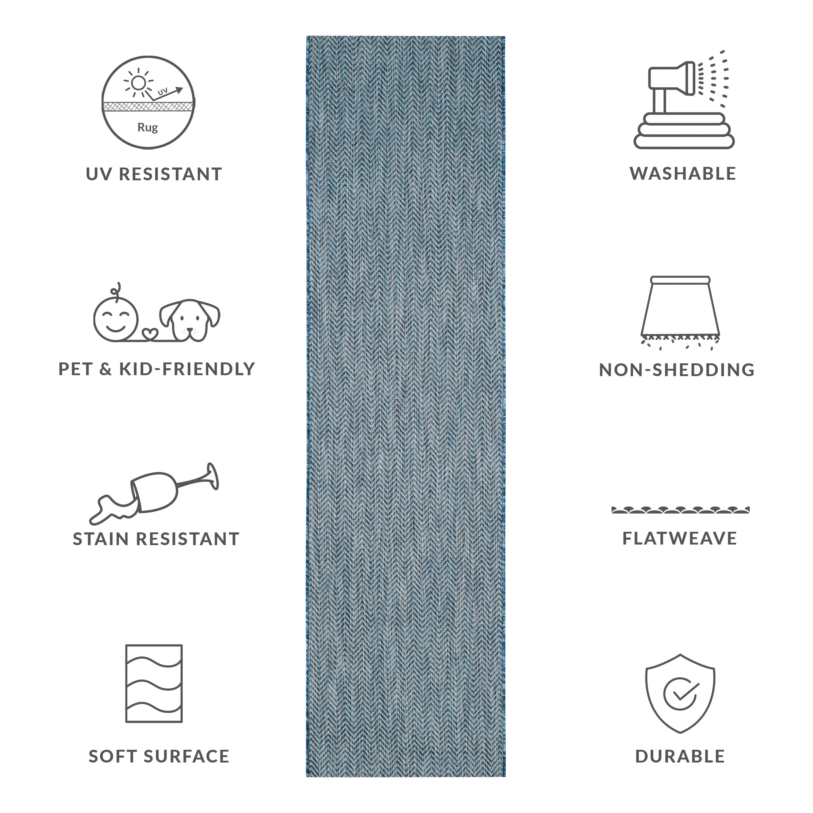 SAFAVIEH Courtyard Ilmur Indoor/ Outdoor Waterproof Patio Backyard Rug