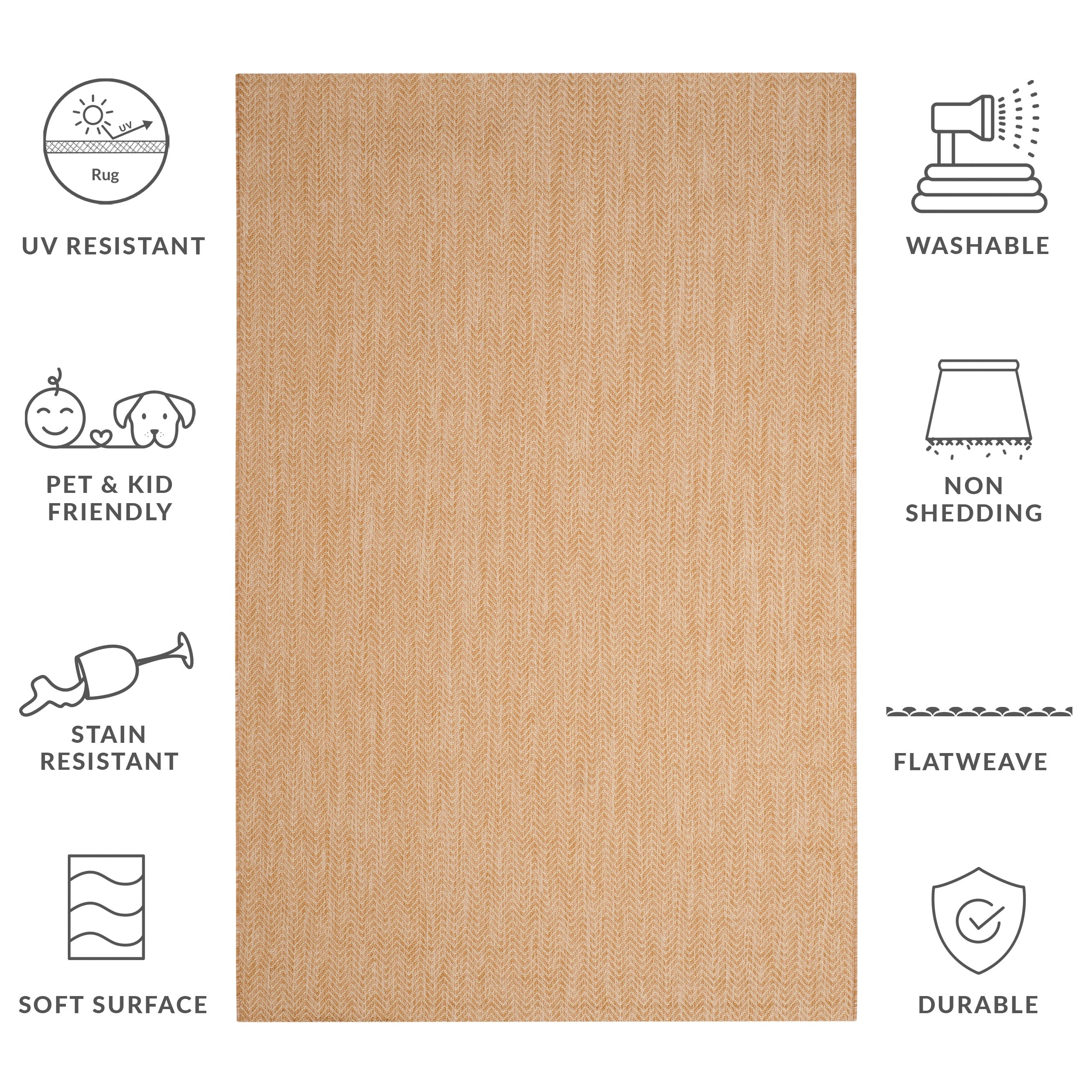 SAFAVIEH Courtyard Ilmur Indoor/ Outdoor Waterproof Patio Backyard Rug