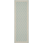 SAFAVIEH Courtyard Janell Trellis Indoor/ Outdoor Waterproof Patio Backyard Rug