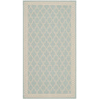 SAFAVIEH Courtyard Janell Trellis Indoor/ Outdoor Waterproof Patio Backyard Rug