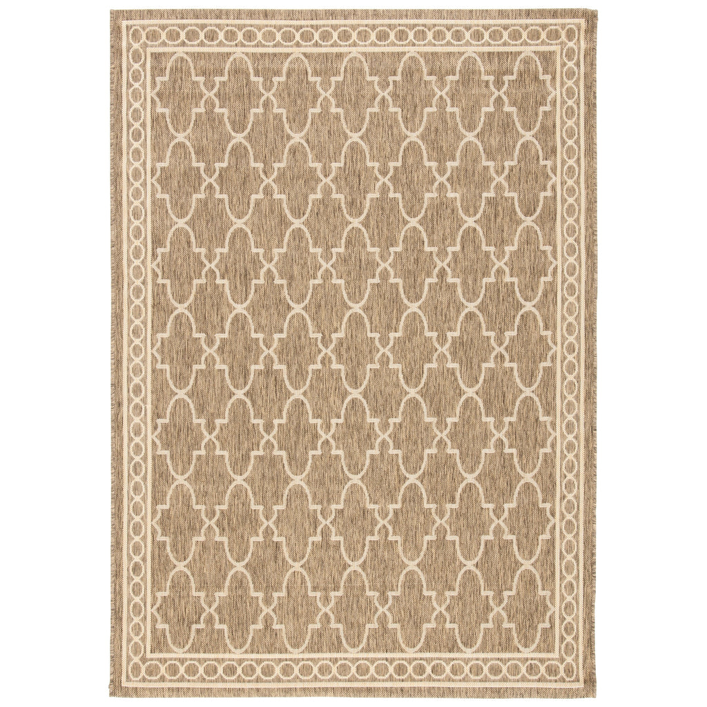 SAFAVIEH Courtyard Janell Trellis Indoor/ Outdoor Waterproof Patio Backyard Rug
