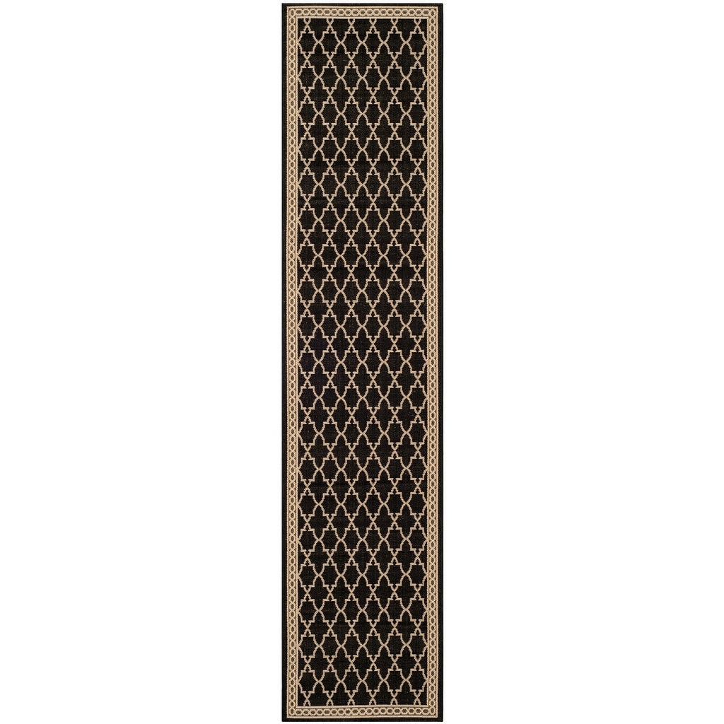 SAFAVIEH Courtyard Janell Trellis Indoor/ Outdoor Waterproof Patio Backyard Rug
